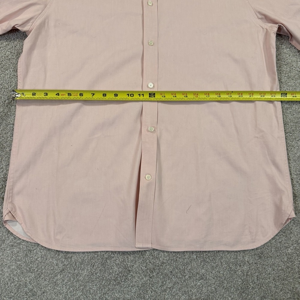 Banana Republic Slim Fit Pink Oxford Dress Shirt L Button Down Cotton Casual - Picture 8 of 10